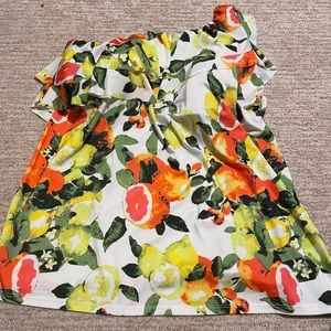 One-shoulder Tankini